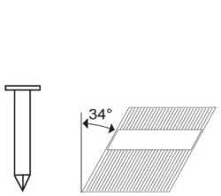 Hřebíky Typ RN Ø 2,87 × 60 mm (3 000 ks)